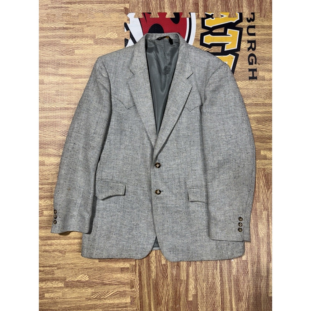 Mens Farah Country Wear of Texas Suit Sport Coat Jacket Tweed Vintage